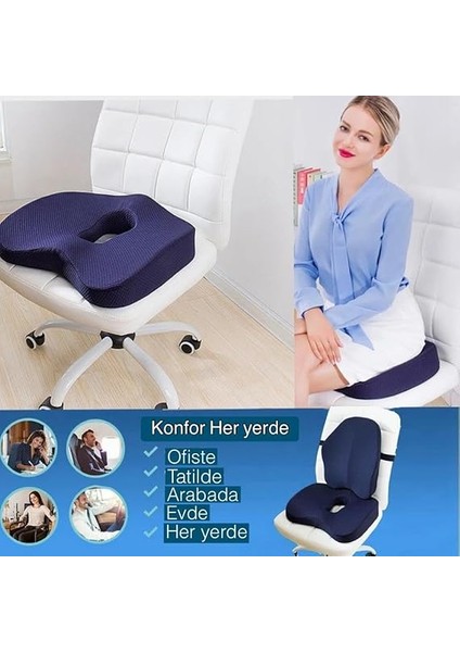 Visco Ortopedik Oturma Simidi Koltuk Minderi Visko Kuyruk Sokumu Yastığ fiyatları