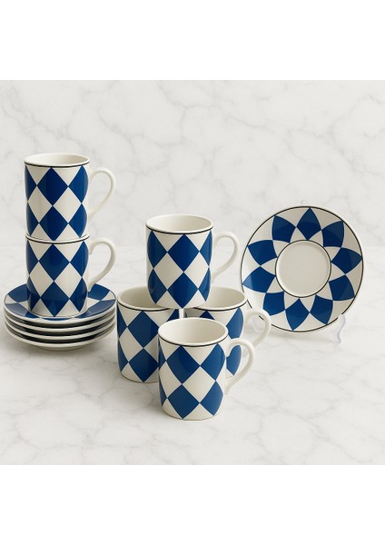 Star New Bone 6 Kişilik Kahve Fincan Takımı 90ML fiyatları