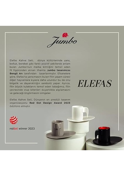 Elefas Turuncu Tek Kişilik Fincan Takımı fiyatları