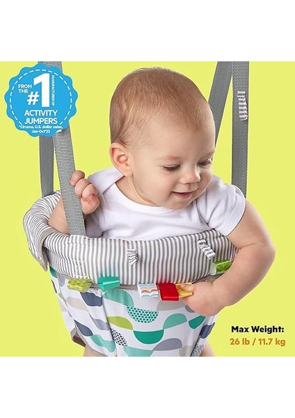 Starts Playful Parade Kapı Zıplama Aparatı Ayarlanabilir Askılı Bebekler Için, 6 Ay ve Üzeri, 12 Kg'a Kadar fiyatları