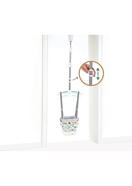 Starts Playful Parade Kapı Zıplama Aparatı Ayarlanabilir Askılı Bebekler Için, 6 Ay ve Üzeri, 12 Kg'a Kadar modelleri