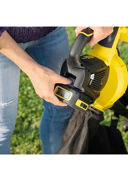 18 V Akülü Yaprak Üfleyici ve Süpürge Blv 18 – 200 (Akü Şarjı Başına Güç: 425 M2, Hız Ayarı, Fan Torbası Hacmi: 45 L, Hava Hızı: 200 Km/h, 3,5 kg Ağırlık) modelleri