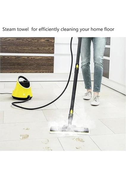 Buharlı Temizleyici Yuvarlak Fırça Mikrofiber Bez Ped El ve Yer Için Başlık Seti Karcher Sc Için Yedek Easyfix Buharlı Temizleyici ve Buharlı Paspas Aksesuar Parçaları 16 Adet indirimleri