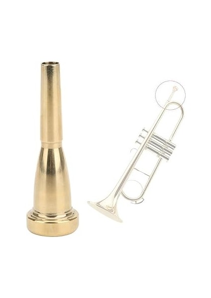 Altın Elektroliz Pirinç Trompet Ağızlık 7c Boyutu Yeni Başlayanlar Için Profesyoneller Küçük Öğrenciler Rahat Kullanım Güzel Şık fırsatları