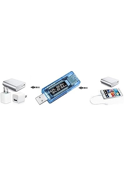 Keweisi USB Tester Akım Ölçer Voltmetre Ampermetre indirimleri