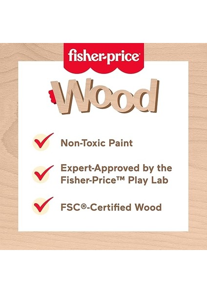 Ahşap Dondurma Dükkanı Okul Öncesi Çağdaki Çocuklar Için 18 Ahşap Parçadan Oluşan Fisher-Price Ahşap Dondurma Dükkanı Seti HXV21 modelleri