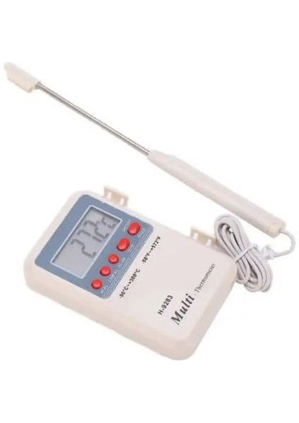 ST-9283 Daldırma Tipi Termometre Yüksek Hassasiyetli Gıda Termometresi Et Süt Mama Sıvı Ölçümleri