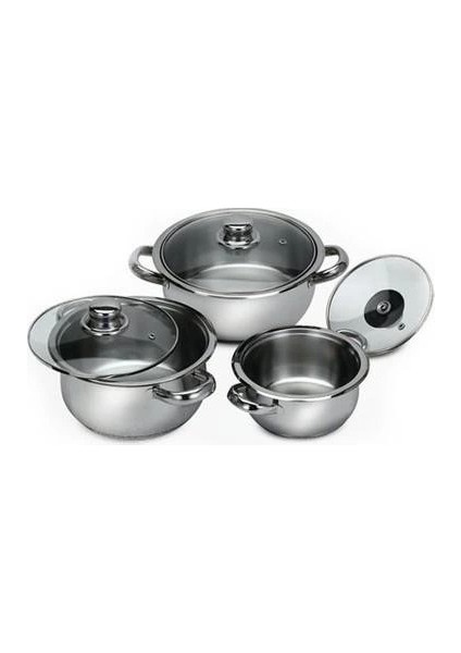 Heyf Gülsan 6 Parça Cam Kapaklı Çakır Set