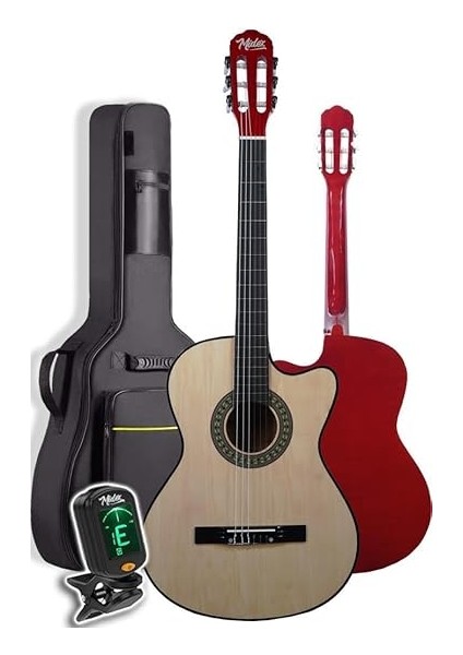 CG-390NT-XBAG Klasik Gitar 4/4 Sap Ayarlı Kesik Kasa (Çanta Tuner Askı Capo Metod Pena) fırsatları