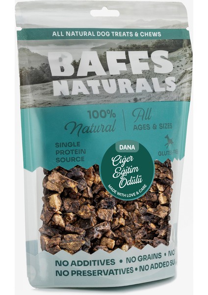 Doğal Dana Mini Ciğer Köpek Eğitim Ödülü 100 gr Tüm Yaş Grupları modelleri