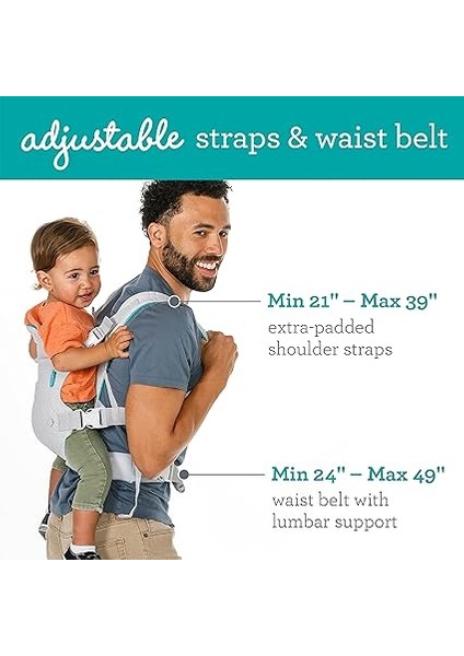 - Flip Breathable 4-In-1 Taşıyıcı - Hafif ve Hava Geçirgen - Ayarlanabilir Bel Kayışı ve Yastıklı Kayışlar - Konforlu ve Ergonomik - Açık Gri modelleri