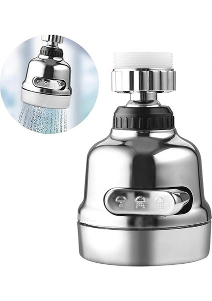 3 Fonksiyonlu Krom Oynar Musluk Başlığı (4887) fiyatları