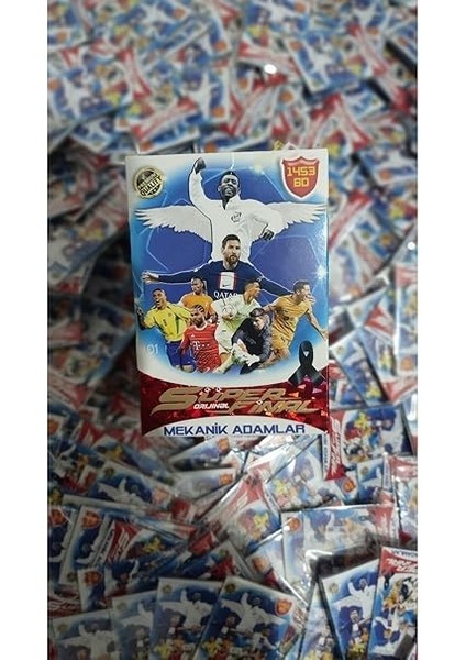 Yeni Sezon Mekanik Adamlar Mart Serisi Futbolcu Kartları 50 Poşet 150 Adet fiyatları
