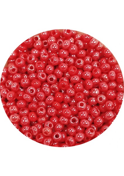 Dökme Cam Kum Boncuk (11/0) 2 mm - 60 Gram - Kırmızı - BNC039 fiyatları