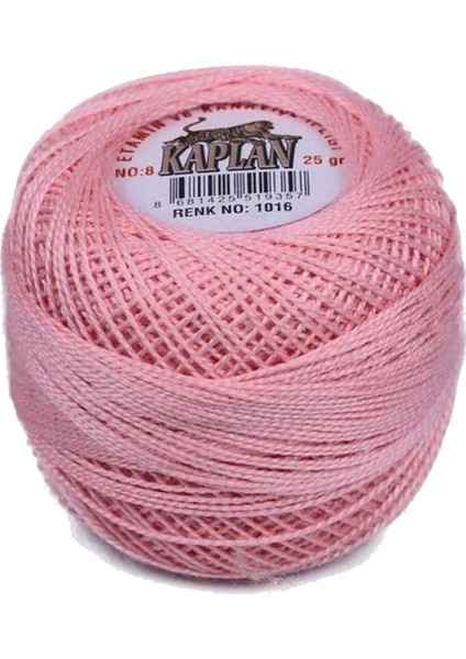 Kaplan Etamin ve Kanaviçe Ipi 8 No Kod/renk: 1016 -