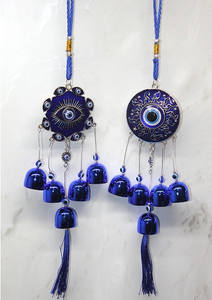 Metal Nazar Boncuğu Çan Model 10
