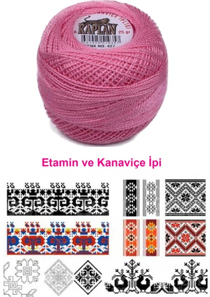 Kaplan Etamin ve Kanaviçe Ipi 8 No Kod/renk: 427 - fiyatları
