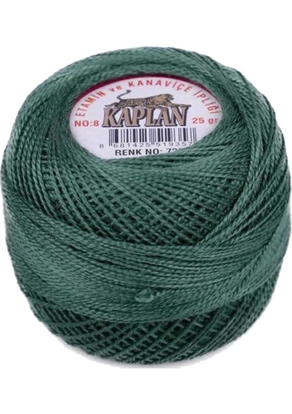 3 Adet Kaplan Etamin Ve Kanaviçe İpi 8 No Kod/Renk: 726 - PUDRA - 918 - fiyatları