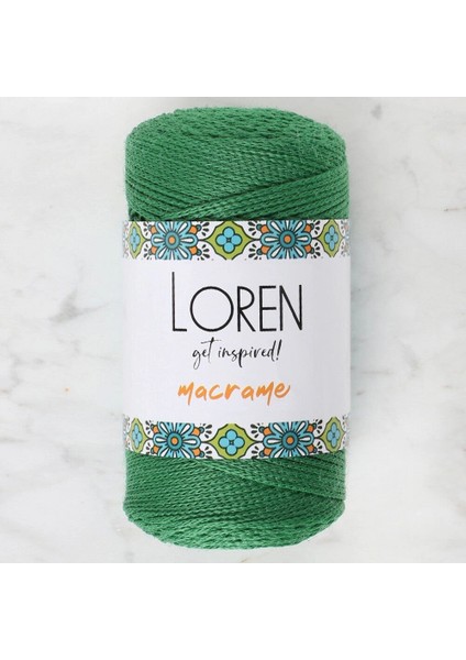 Loren Macrame Yeşil El Örgü Ipi - Rm 0172 - 34348