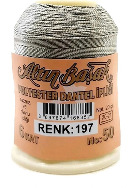 3 Adet Altınbaşak Oya ve Dantel İpi 20 gr - - No: 858 - 508 - 008 modelleri