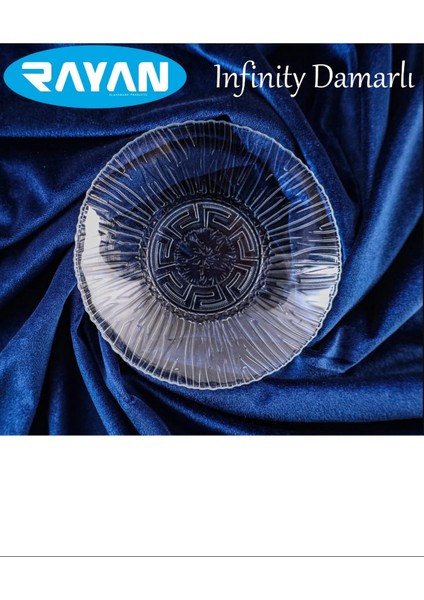 Cam Tabak Güneş Yıldız Gül Model 6'lı -G-404