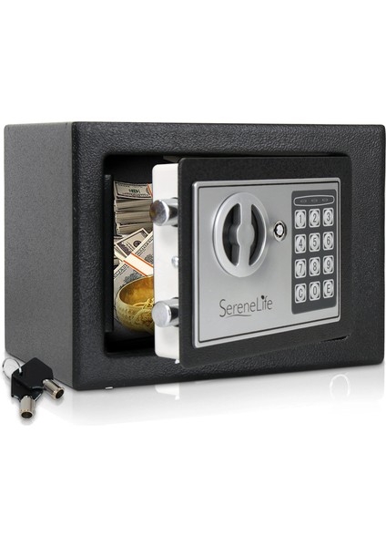 Elektronik Tuşlu Çelik Para Kasası Siyah (4887) fırsatları
