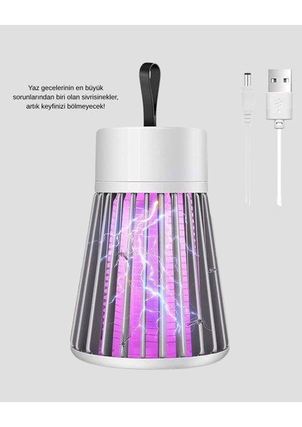 2000 Mah Şarjlı Sivrisinek Kovucu Lamba – Kimyasalsız Güvenli ve Taşınabilir - F280K217-U98 fiyatları
