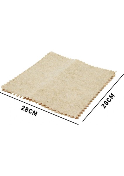 3 PCS 28X28CM YEŞİL LİF KABAK BİTİKİ ÜRETİMİ SAF DOĞAL TEMİZLİK BEZİ (4887)