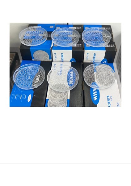 Gardenya 6 Lı Cam Çerezlik -RYG406