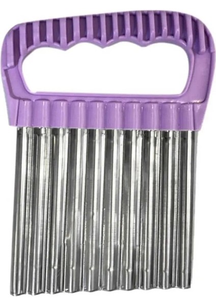 Özel Tutacaklı Şekilli Sebze ve Meyve Kesme Aleti Cips Doğrayıcı -35126 fiyatları