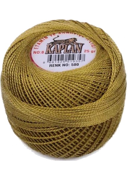 3 Adet Kaplan Etamin Ve Kanaviçe İpi 8 No Kod/Renk: 1016 - 319 - 580 - modelleri