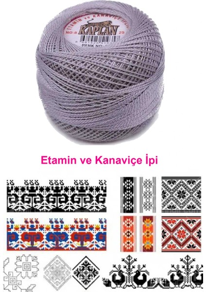 Kaplan Etamin Ve Kanaviçe İpi 8 No Kod/Renk: 316 - fiyatları