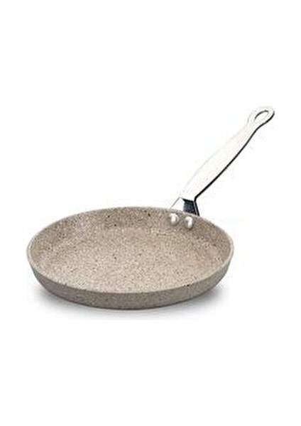 Minika Krep Tavası 16 cm Krem Renk Teflon Kaplama Yüksek Isı Dayanımı