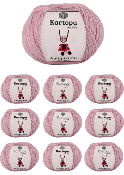 10 Adet Amigurumi El Örgü Ipi 50GR 768