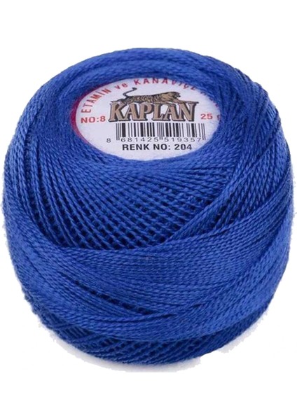 Kaplan Etamin Ve Kanaviçe İpi 8 No Kod/Renk: 204 -