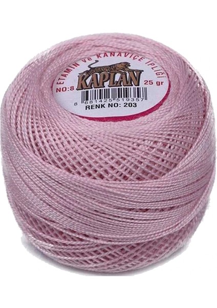 3 Adet Kaplan Etamin Ve Kanaviçe İpi 8 No Kod/Renk: 745 - 345 - 203 - fiyatları