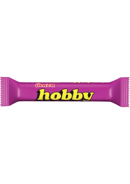 Hobby - Sütlü Kokolin Kaplamalı Kakaolu ve Fındıklı Bar - 25 Gram - 144 Adet