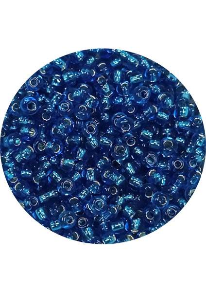 Dökme Cam Kum Boncuk (11/0) 2 mm - 60 Gram - Şeffaf Mavi - BNC042 fiyatları