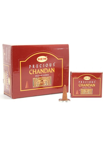 Precious Chandan Aromalı Konik Tütsü