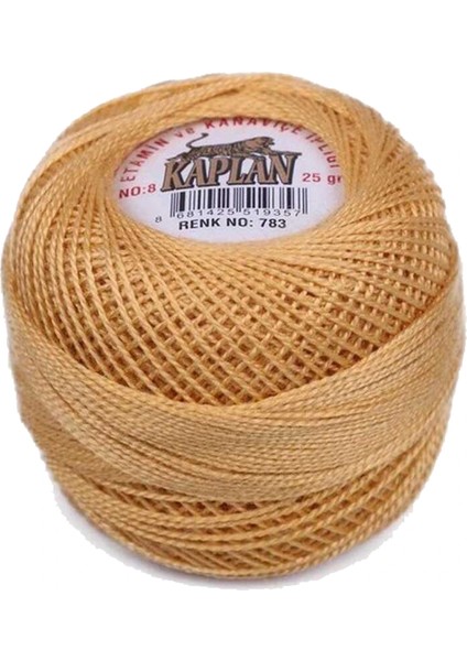Kaplan Etamin Ve Kanaviçe İpi 8 No Kod/Renk: 783 -