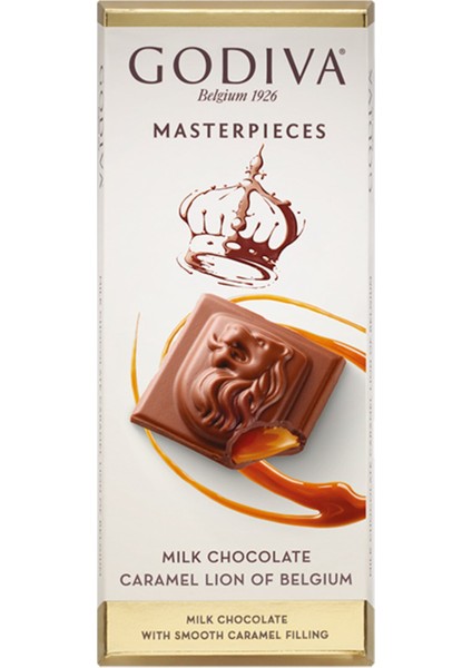 Masterpieces Karamel Dolgulu Sütlü Tablet Çikolata - 86 Gram - 18 Adet