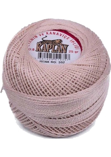 Kaplan Etamin Ve Kanaviçe İpi 8 No Kod/Renk: 302 -