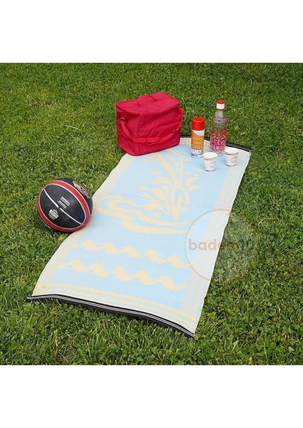 Plastik Hasır Halı Kilim Piknik Cami Park Plaj Bahçe Balkon Teras Kamp Outdoor Karavan Mat 60X140 cm fiyatları