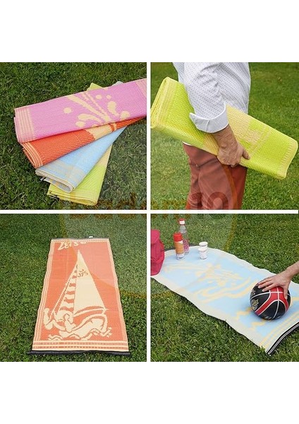 Plastik Hasır Halı Kilim Piknik Cami Park Plaj Bahçe Balkon Teras Kamp Outdoor Karavan Mat 60X140 cm fırsatları