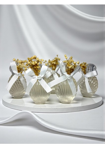 Kolonyalı Süslü Istiridye Plastik Şişe 40 cc -25 Adet Beyaz Orkide Kolonyalı Düğün Nikah Hediyelik fiyatları