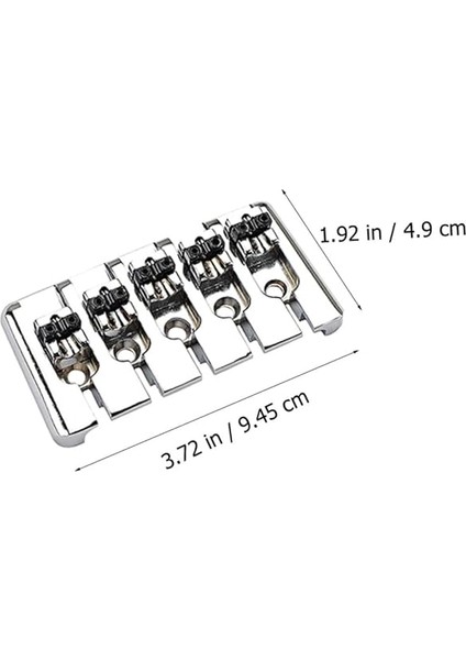 5 Telli Bas Gitar Aksesuarı - Köprü Eyeri ile Sabit Kuyruk Parçası Metal Yapı fiyatları