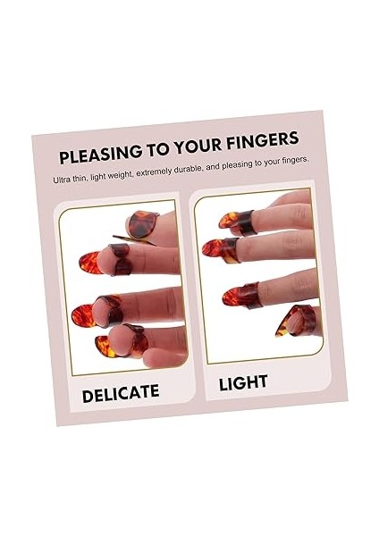 1 Takım Gitar Parmak Karyolası Bas Seçimi Kalimba Tırnak Seçtikleri Gitarlar Bas Gitar Çok Amaçlı Parmak Seçimi Ukulele Parmak Seçtikleri Baş Parmak Toplamak Kazma Aksesuarlar fırsatları