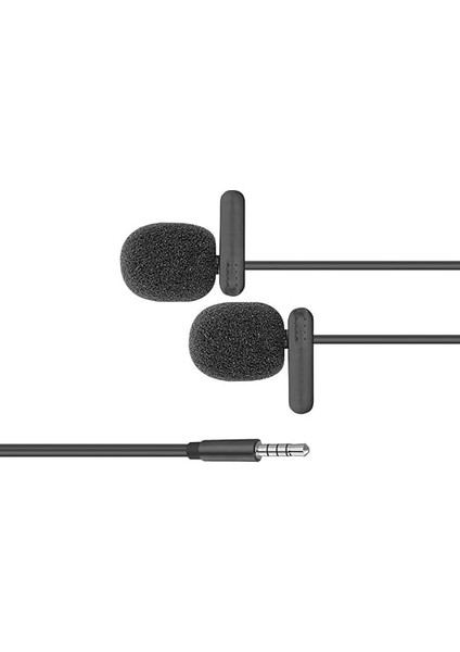 SN-M60 Siyah 2 Mikrofonlu Akıllı Telefon ve Youtuber Yaka Mikrofonu fiyatları