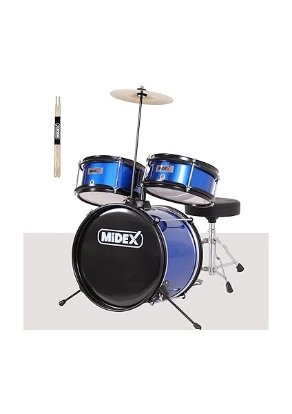 CD300X-BL Akustik Çocuk Baterisi Davulu Seti 5-14 Yaş Için Full Set modelleri