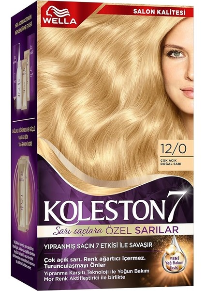Koleston Supreme Kit 12/0 Çok Açık Doğal Sarı X3'lü Set fiyatları